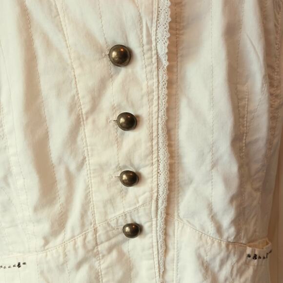 Bandolino Y2K Cream Blazer Size 12 - Picture 5 of 7